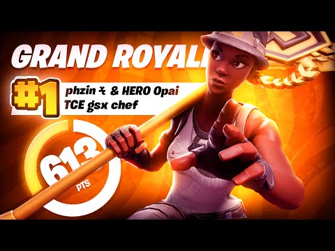 1ST PLACE FNCS GRAND ROYALE FINALS (R$1.000.000,00) ft. HERO OPai & GSX