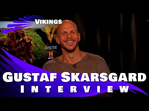 Gustaf Skarsgard Interview -  Vikings 2017 - Season 5