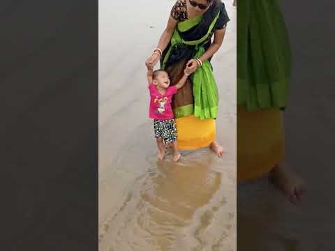 Anushree at Sea Beach.