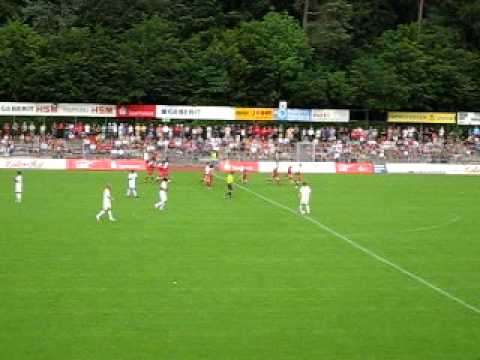90 Jahre SCP: SC Pfullendorf - SC Freiburg: Tor von Matthias Kiefer