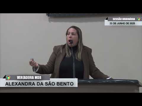 CMBTE - USO DE TRIBULA PELA VEREADORA ALEXANDRA DA SÃO BENTO - MDB