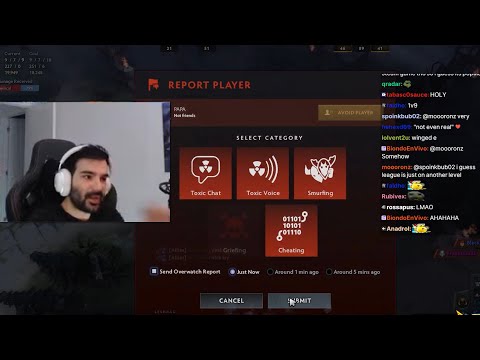 tarzaned flames his coach after getting inted in Dota 2 for the first time (and you can't surrender)