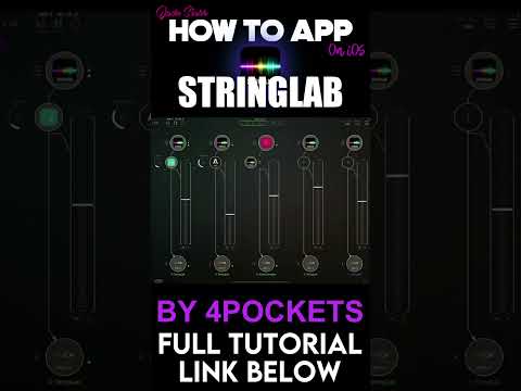 Incredible Physical String Modeling with StringLab by 4Pockets on How to App on iOS.#stringlab