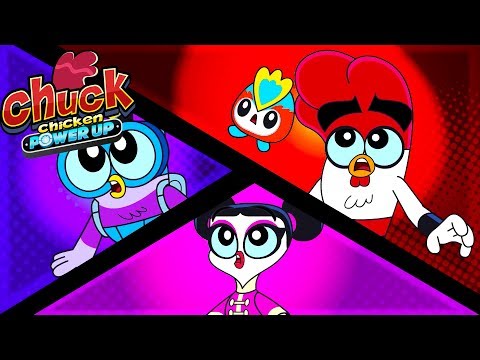 Chuck Chicken Power Up Special Edition - All 3 episodes - Superhero cartoons