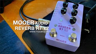 Video thumbnail for Mooer Audio: REVERB R7 X2 Dual Footswitch Stereo Reverb by Brett Kingman