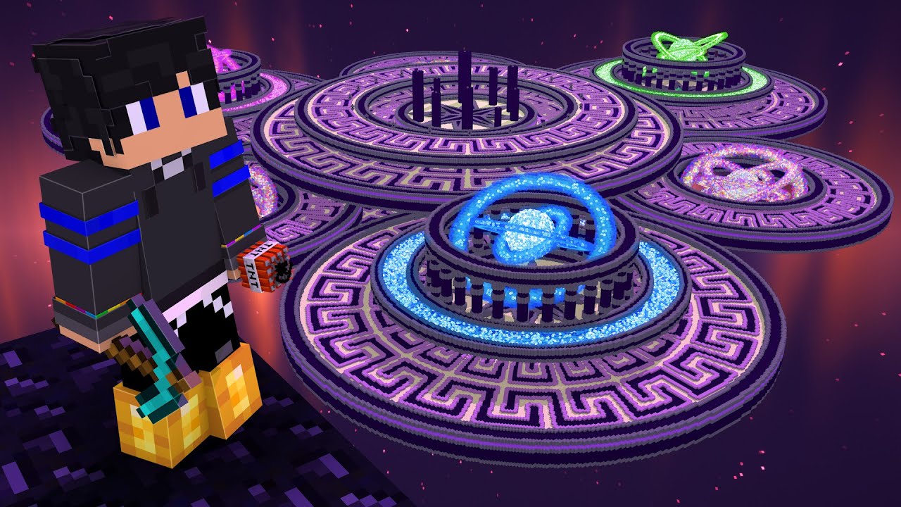 CONSTRUI UM ULTIMATE ENDHUB NO MINECRAFT