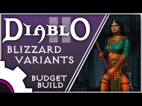 Overpowered? The Blizzard Sorceress Variants - Budget Magic Find Sorc Build Diablo 2 Resurrected