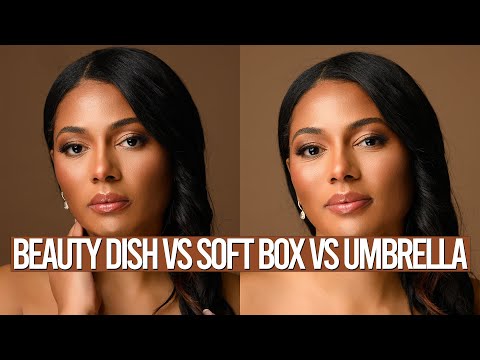 What Is The Difference Between A Beauty Dish vs A Softbox vs A Reflective Umbrella?
