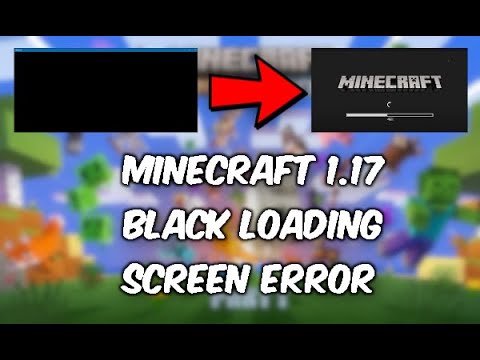 **WORKING** How to Fix Black Loading Screen Issues - Minecraft Windows 10 1.17