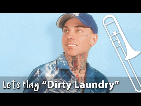 Let's Play "Dirty Laundry" by Blackbear - Trombone