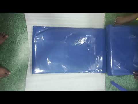 Blue yellow pvc tarpaulin, for commercial, thickness: 1.5mm