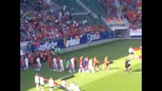 preview picture of video 'Serbien gegen Spanien 26.5.2012 AFG Arena St. Gallen'
