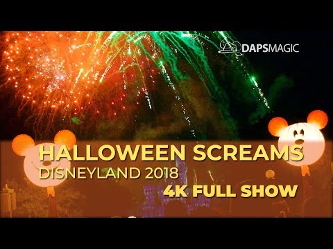 4k halloween screams disneyland 2018