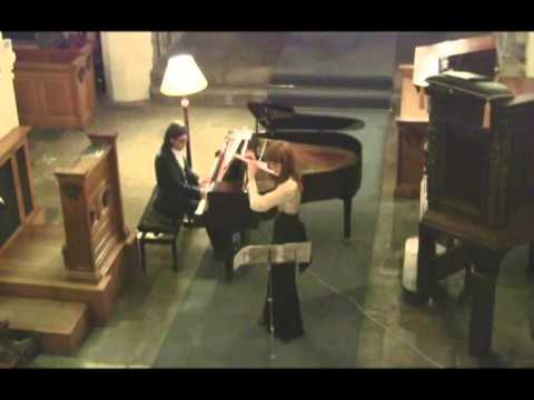 Wendy Quinlan playing Francis Poulenc, Sonata for flute and piano, 3. Presto giocoso