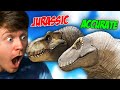 ACCURATE T REX Vs JURASSIC PARK T REX Reaction