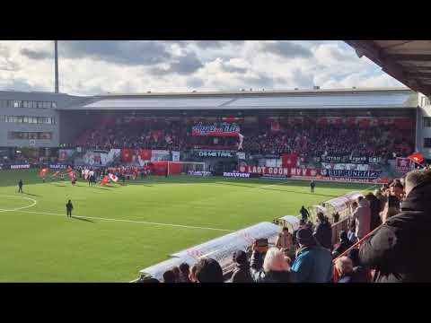 MVV Maastricht - Roda 0-0 the players are entering the De Geusselt in the Limburg derby 30.11.2025