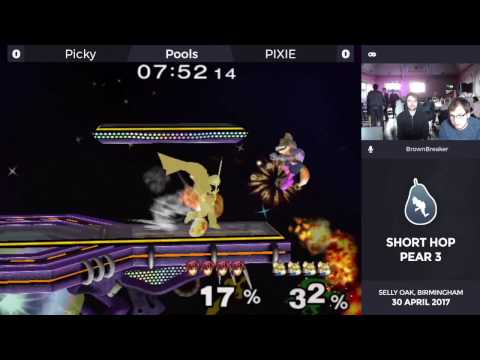 Short Hop Pear 3 - Pool 1 - Pixie (Fox) vs Picky (Marth)