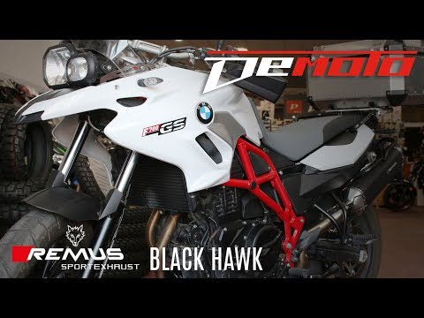 Sonido Escape REMUS Black Hawk en BMW F 700 GS Euro4 2017 / DEMOTO.ES