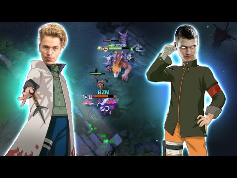 How Topson plays against Young OG Mid BZM 🔥