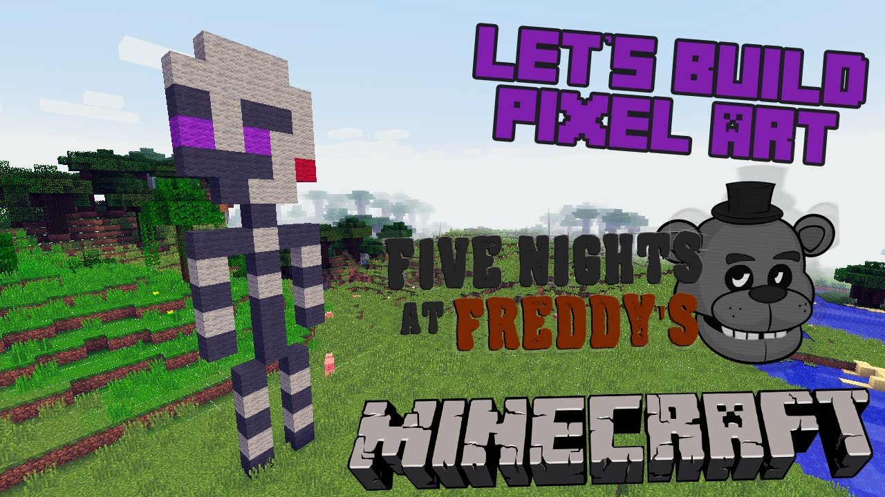 FNAF Puppet Pixel Art Template