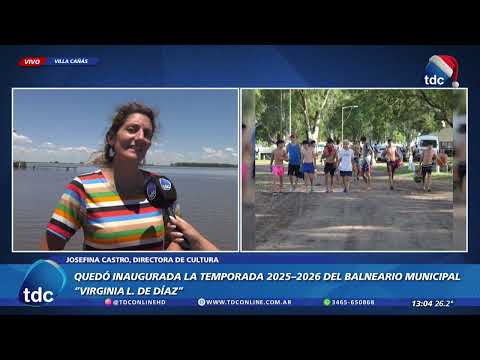 VILLA CAÑÁS | QUEDÓ INAUGURADA LA TEMPORADA 2025–2026 DEL BALNEARIO MUNICIPAL “VIRGINIA L. DE DÍAZ”