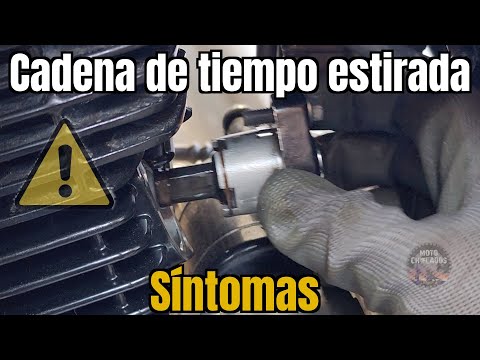 When to replace the timing chain | Stretched timing chain | How to install a motorcycle chain ten...