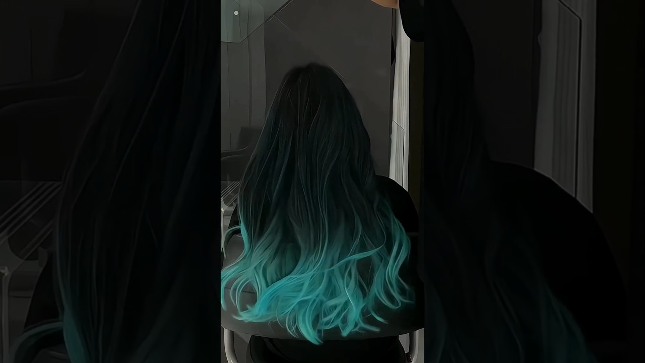 #shorts power of hair colour ☠️👻😘#foryou #tik #hair colour ☠️👻