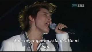 DBSK （東方神起） Holding Back The Tears   Live!   Full Español [HD]
