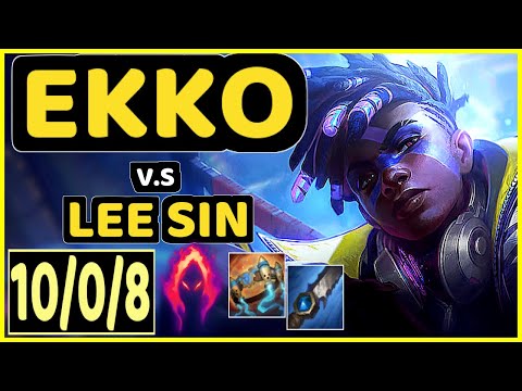 SELFMADE (EKKO) vs LEE SIN - 10/0/8 KDA JUNGLE CHALLENGER GAMEPLAY - EUW
