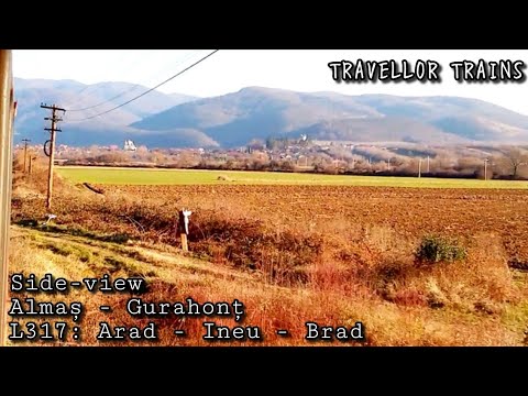 De la Almaș la Gurahonț (Linia 317: Arad - Ineu - Brad) [side-view]