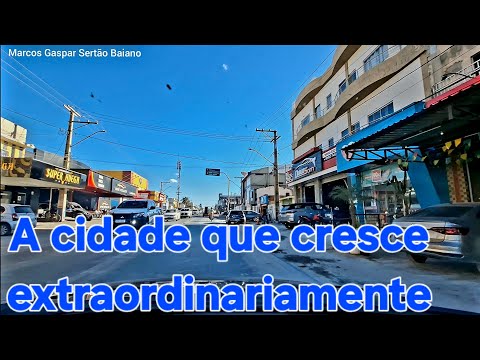 Irecê na Bahia e a movimentada avenida 1 de Janeiro.