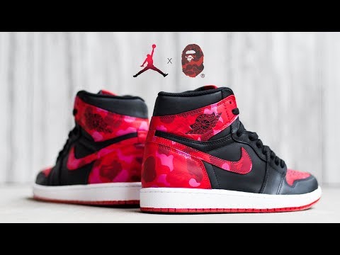 Jordan 1 Bape Custom!