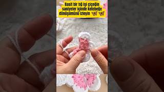 Örgü Kelebek Modeli🦋 Butterfly a crochet ❤️ bag charms