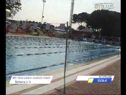 Serie 6 dei 400 Stile Libero  Assoluti Maschi Master - 11 Memorial Andrea Bettiol