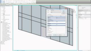 061 Tutorial: How to Place a curtain wall double door in REVIT Architecture