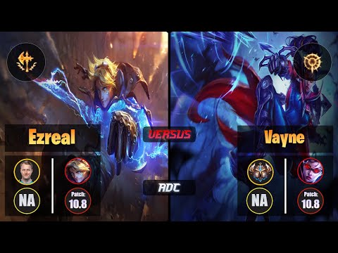 Zven EZREAL (ADC) [Conqueror] VS VAYNE - Challenger NA Patch 10.8