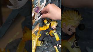 Naruto vs Sasuke at Valley of the end figure 🔥 really like it! 😍 #fyp #naruto #anime #action #figure
