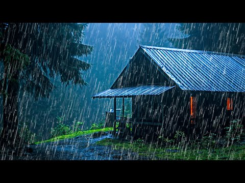 Rain Sounds for Sleep – Heavy Rain & Gentle Thunder to Relieve Stress and Insomnia
