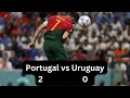 PORTUGAL VS URUGUAY  2 0  HIGHLIGHTS FIFA WORLD CUP QATAR 2022