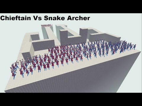 41v193 Chieftain Vs Snake Archer TABS | TOTALLY ACCURATE BATTLE SIMULATOR