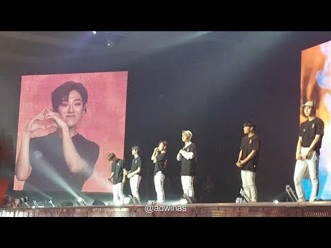 180407 JBJ - Ending @ 1st Concert JOYFUL DAYS In Jakarta (+ Sanggyun being Sanggyun)