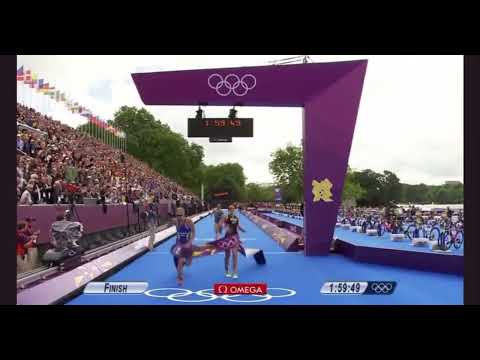 Nicola Spirig wins Olympic Triathlon gold
