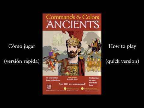 Command and colors Ancients tutorial (with english subtitles)