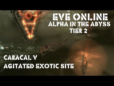 Eve Online Alpha in the Abyss Tier 2 Quick Fit Caracal v Agitated Exotic Site. Close AND the Cigar!
