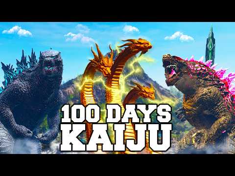 I Spent 100 Days in Kaiju ARK... Here's What Happened