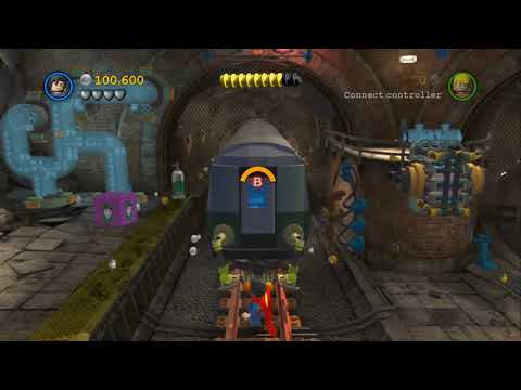 LEGO Batman 2 DC Super Heroes 100% Guide - Underground Retreat (All Minikits, Citizen in Peril)