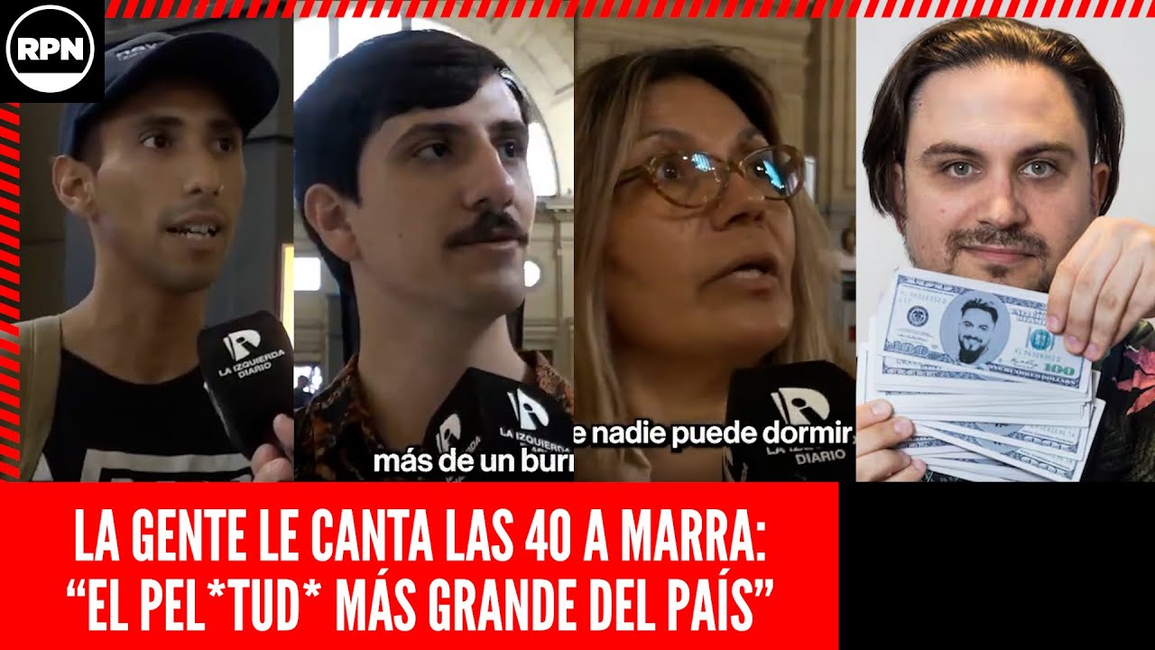 La gente LE CANTA LAS 40 al IMPRESENTABLE DE MARRA: "Es el PEL*TUD* MÁS GRANDE DEL PAÍS"