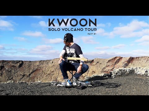 KWOON - LIVE SOLO @ LANZAROTE / PART 1 : LA RILLA VOLCANO / CANARY ISLANDS (SPAIN) / AMBIENT GUITAR