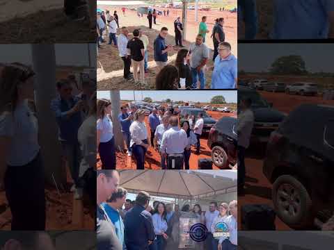 Lançamento pedra fundamenta hospital regional de Birigui-SP, Governador Tarcísio de Freitas.