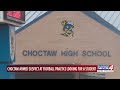 Choctaw armed suspect at football practice looking for a student